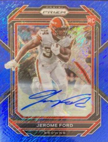 Jerome Ford [Autograph Blue Shimmer] #346