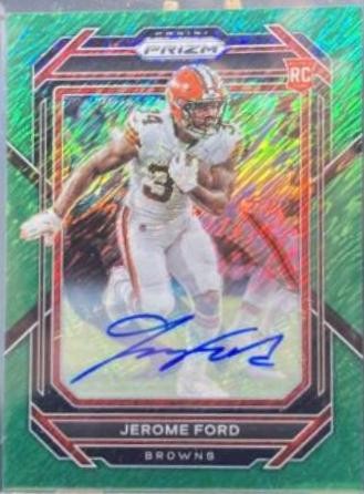 Jerome Ford [Autograph Green Shimmer] #346