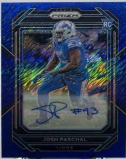 Josh Paschal [Autograph Blue Shimmer] #389
