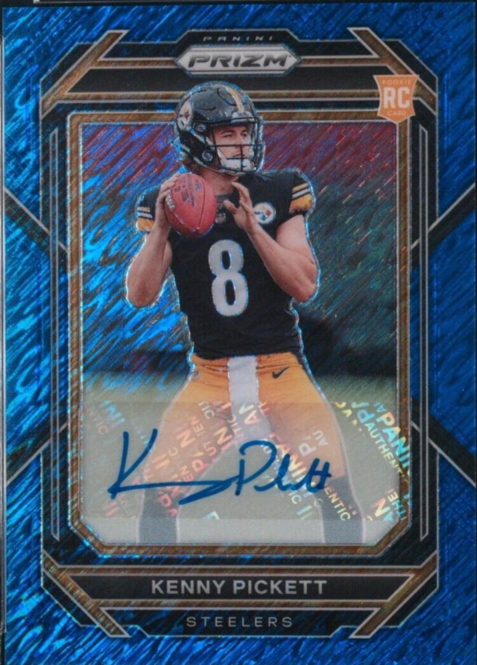 Kenny Pickett [Autograph Blue Shimmer] #301