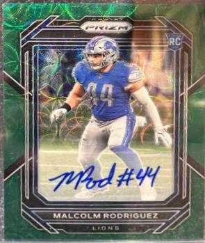 Malcolm Rodriguez [Autograph Green Scope] #350