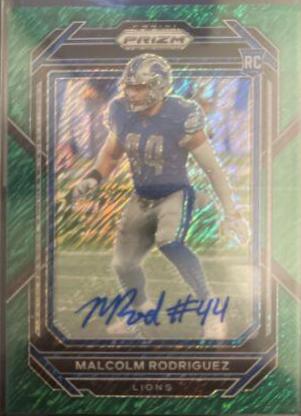 Malcolm Rodriguez [Autograph Green Shimmer] #350