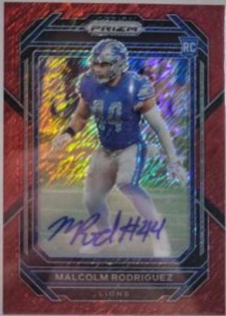 Malcolm Rodriguez [Autograph Red Shimmer] #350