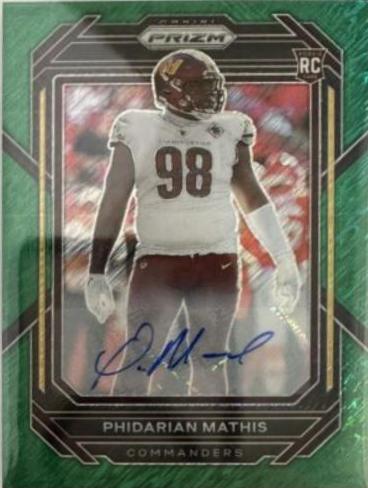 Phidarian Mathis [Autograph Green Shimmer] #390