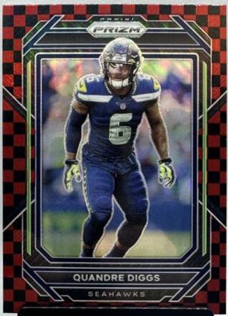 Quandre Diggs [Black Red Checker] #260