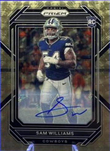 Sam Williams [Autograph Gold Vinyl] #393