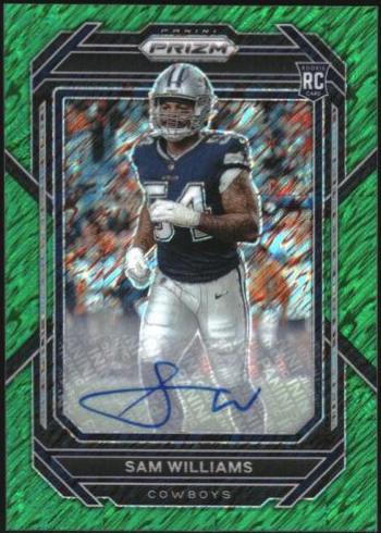 Sam Williams [Autograph Green Shimmer] #393