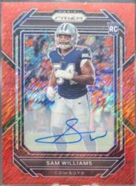 Sam Williams [Autograph Red Shimmer] #393
