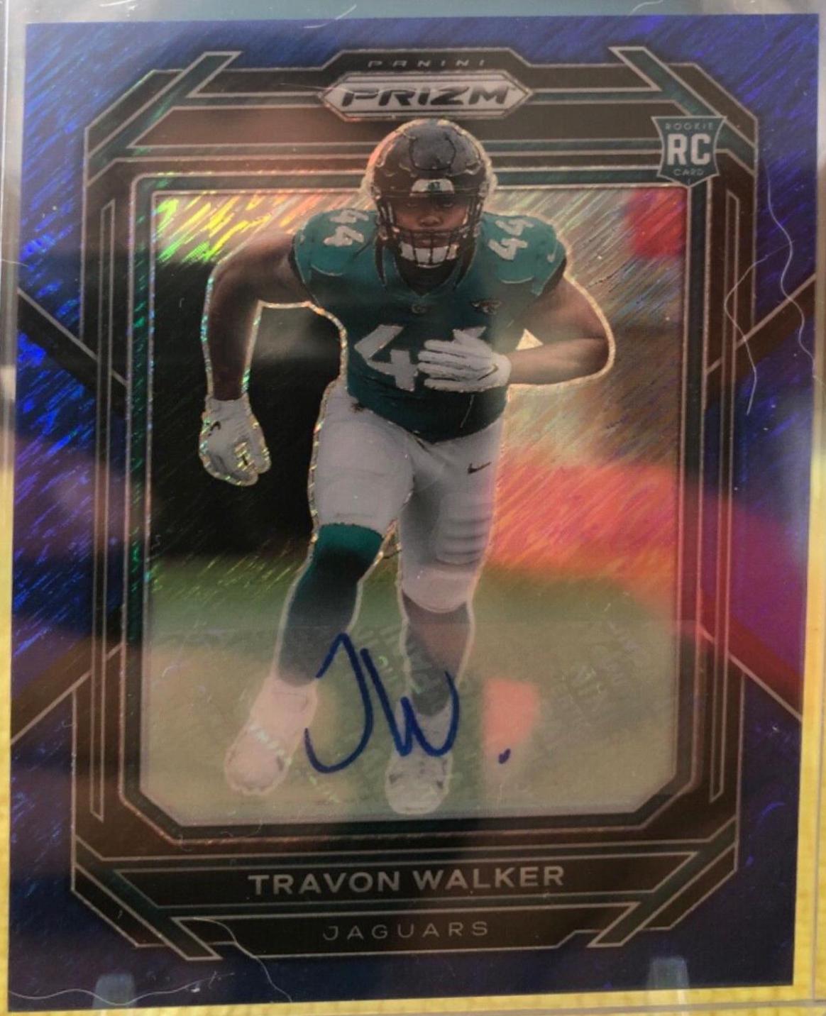 Travon Walker [Autograph Blue Shimmer] #339