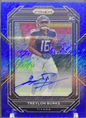 Treylon Burks [Autograph Blue Shimmer] #313