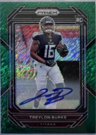 Treylon Burks [Autograph Green Shimmer] #313