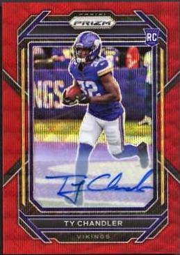 Ty Chandler [Autograph Red Wave] #348