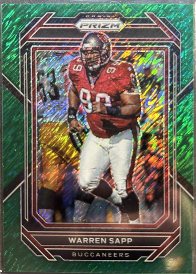 Warren Sapp [Green Shimmer] #282