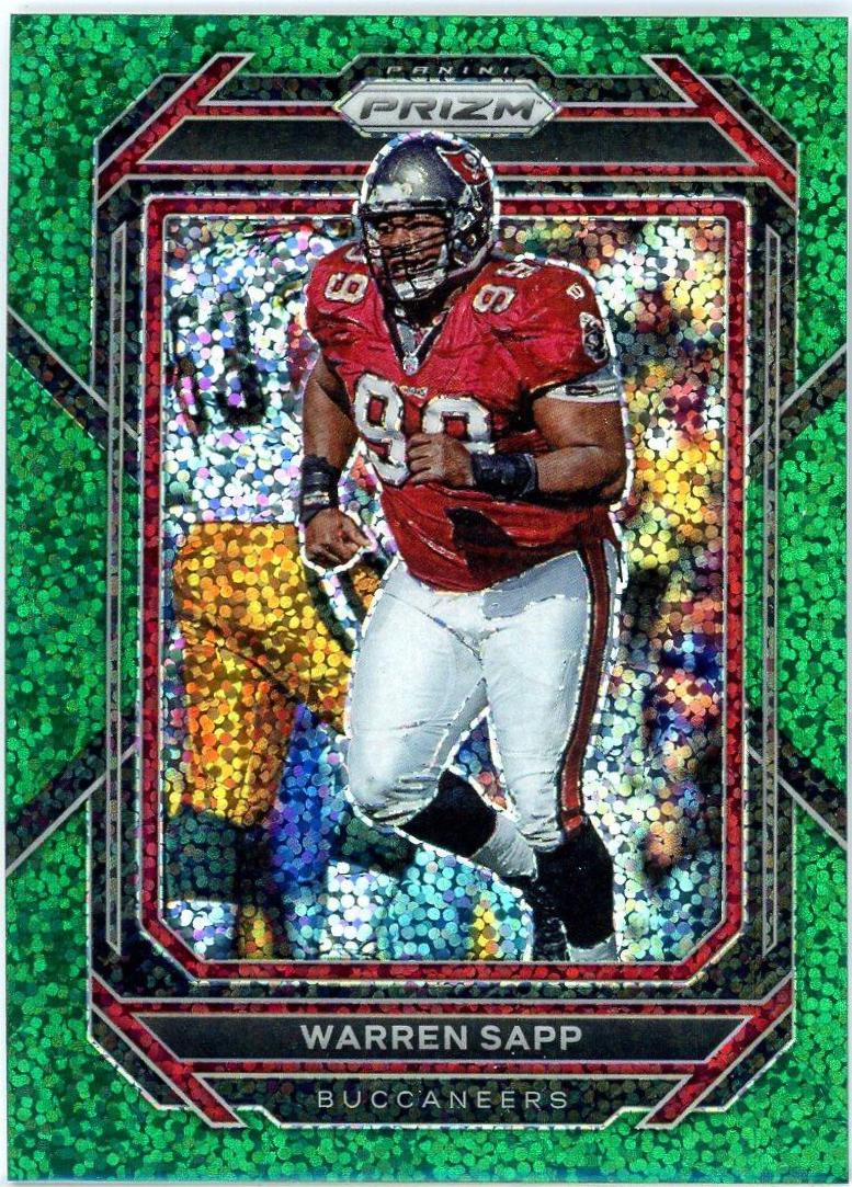 Warren Sapp [Green Sparkle] #282