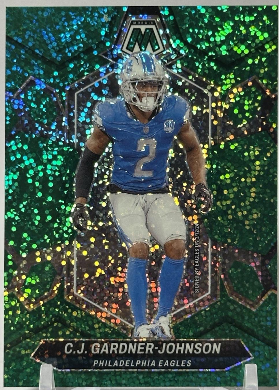 C.J. Gardner-Johnson [Green Sparkle] #181