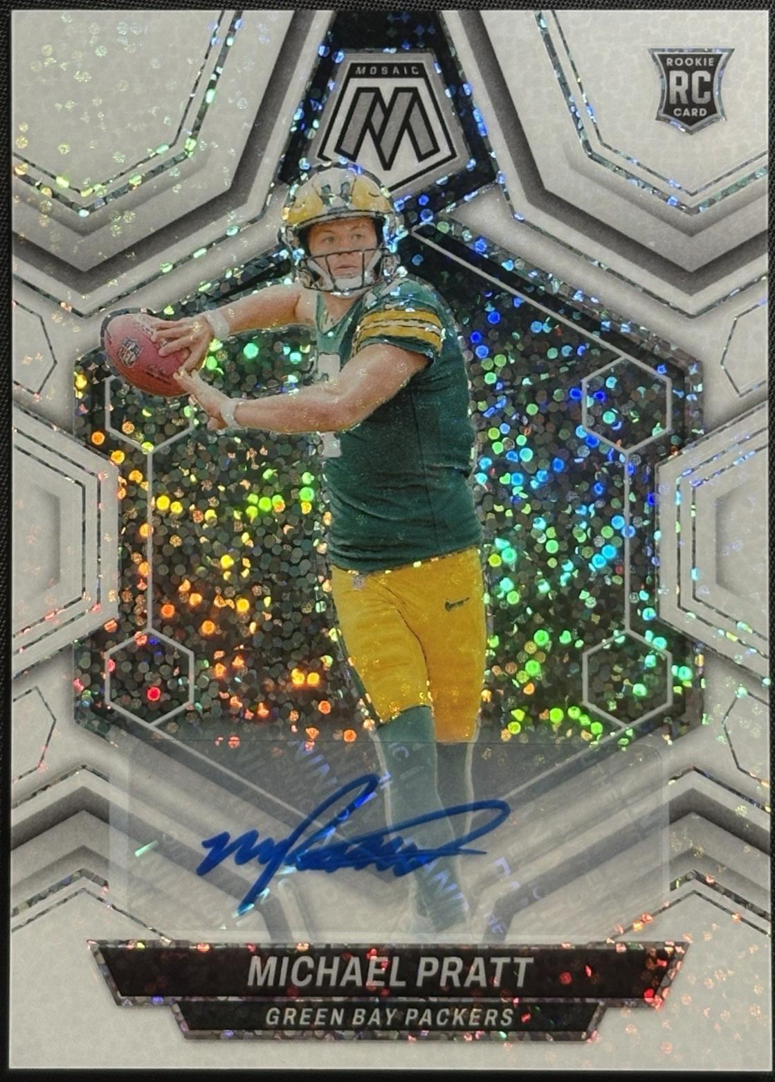 Michael Pratt [Autograph White Sparkle] #400
