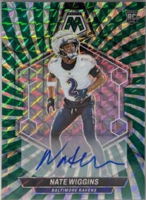 Nate Wiggins [Autograph Green Swirl] #330