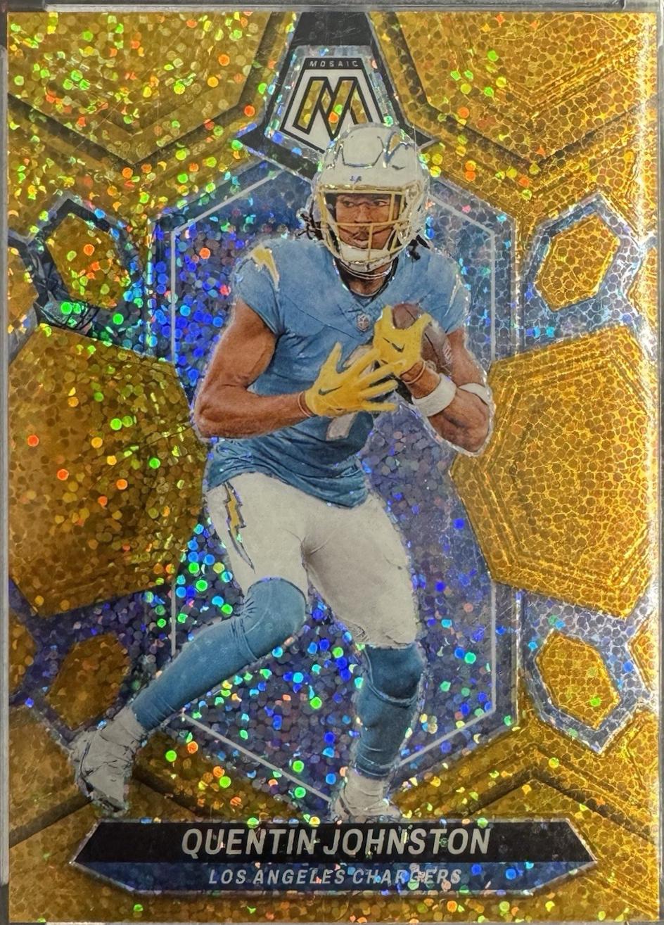 Quentin Johnston [Gold Sparkle] #123