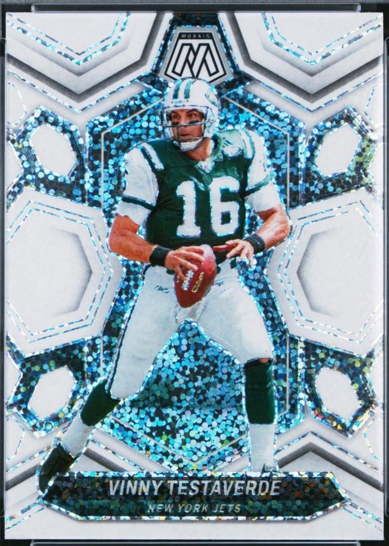 Vinny Testaverde [White Sparkle] #243