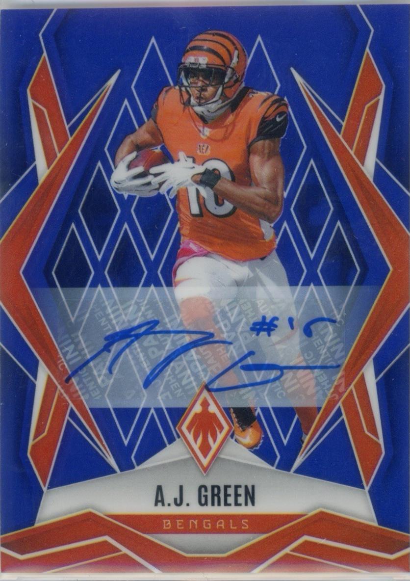 A.J. Green [Blue Autograph] #100