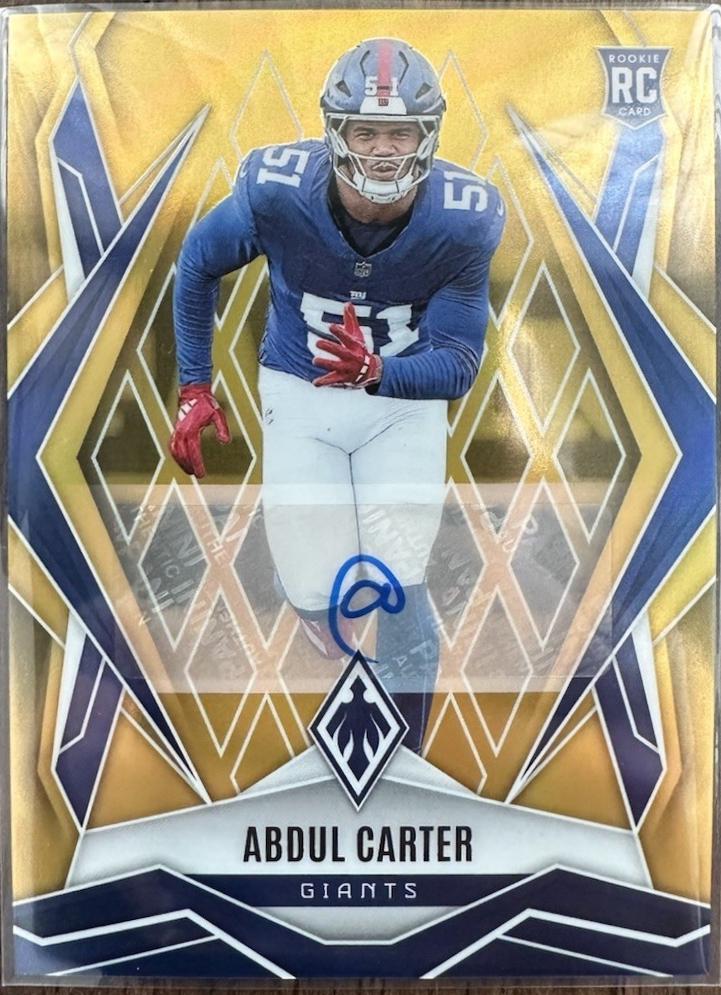 Abdul Carter [Gold Autograph] #177