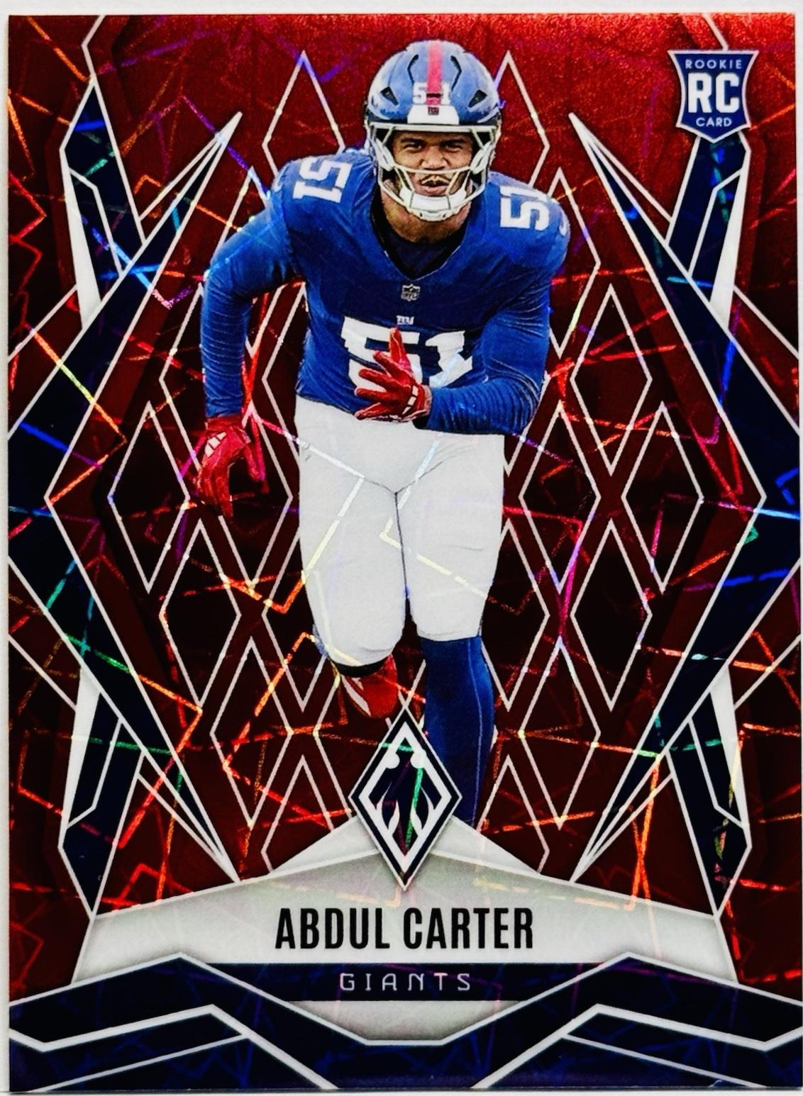 Abdul Carter [Red Lazer] #177