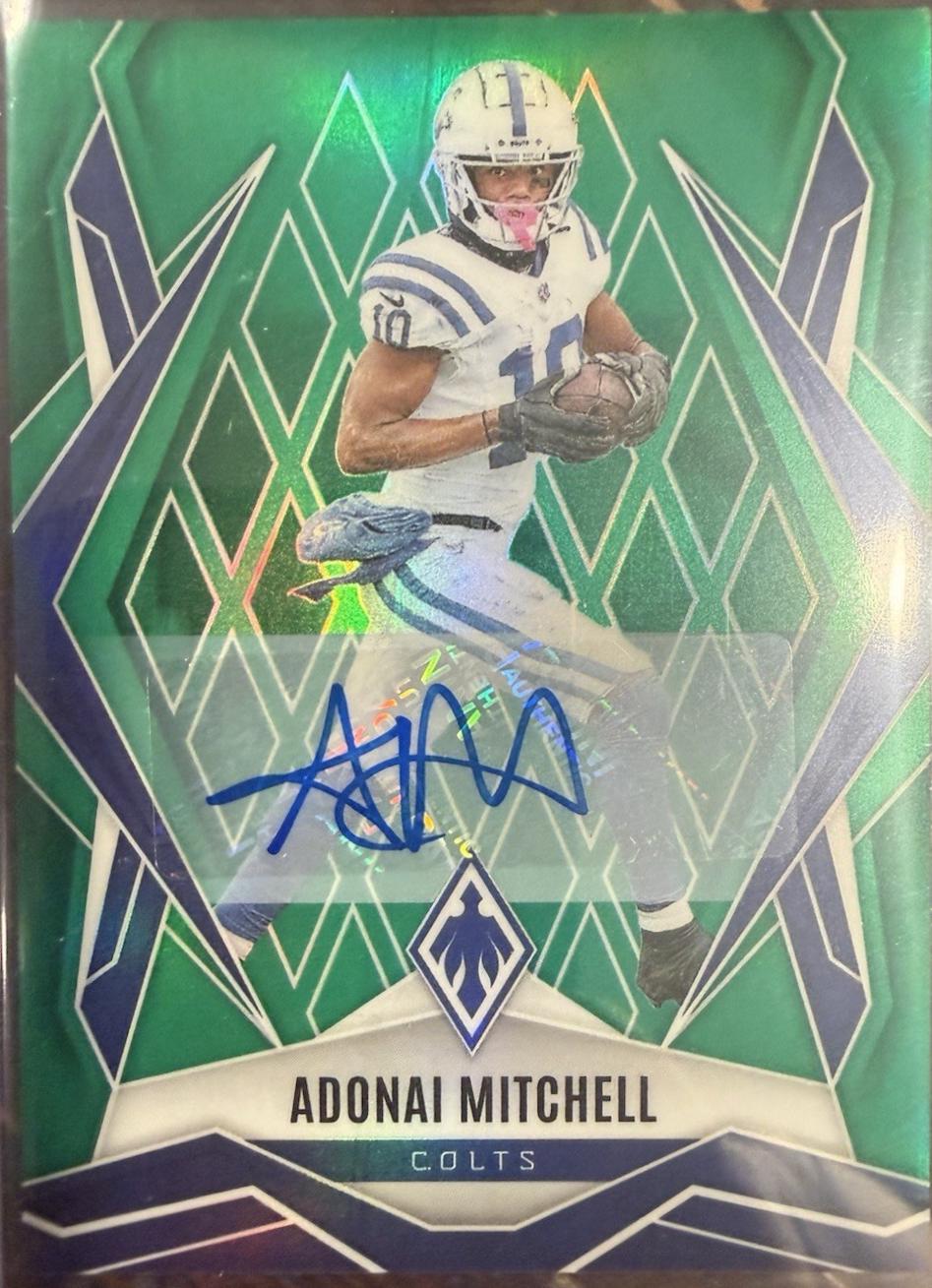 Adonai Mitchell [Green Autograph] #53
