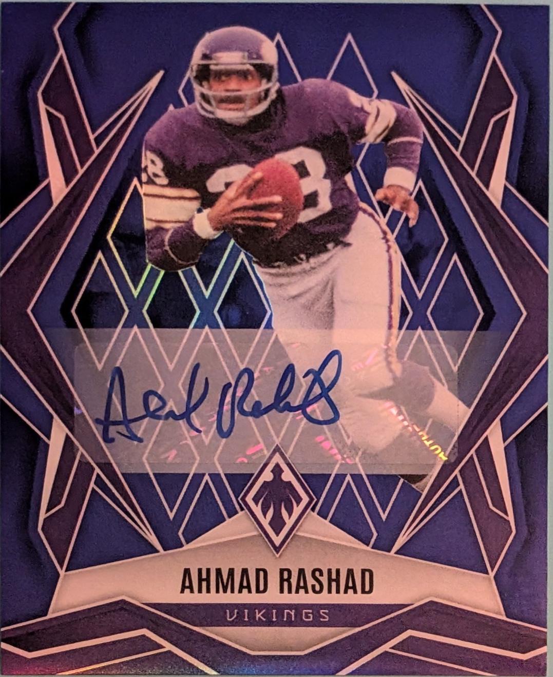 Ahmad Rashad [Blue Autograph] #50