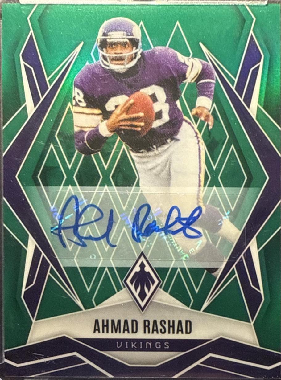 Ahmad Rashad [Green Autograph] #50