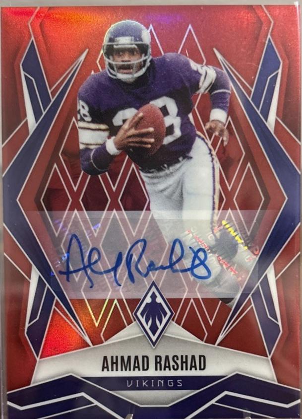 Ahmad Rashad [Red Autograph] #50