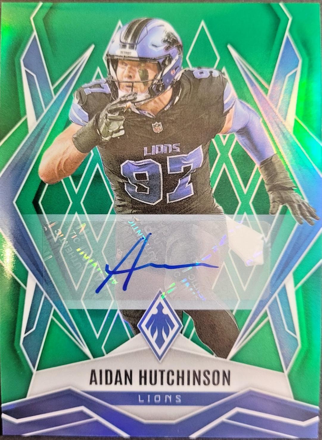 Aidan Hutchinson [Green Autograph] #21