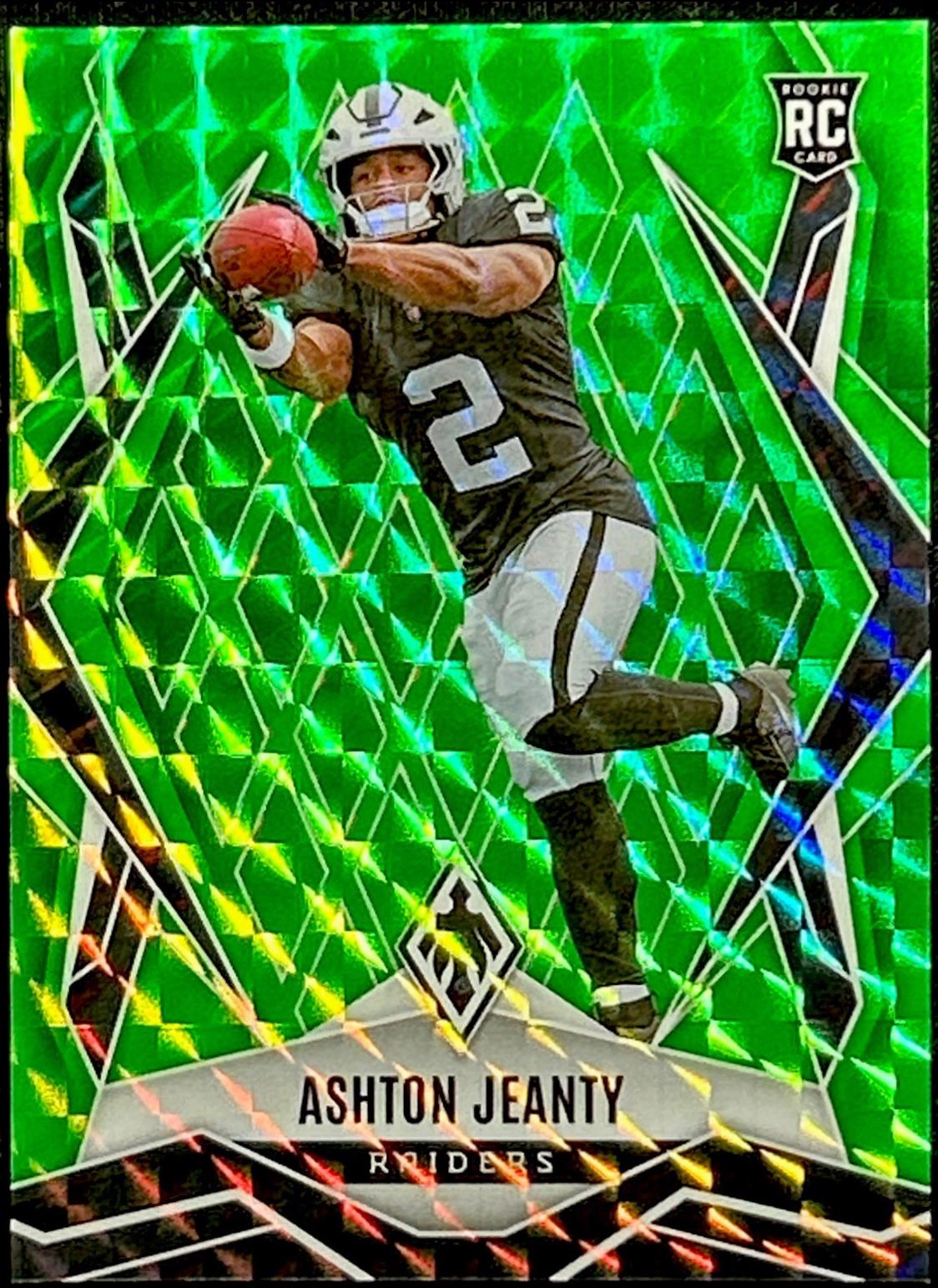 Ashton Jeanty [Lime Green Pyramids] #158