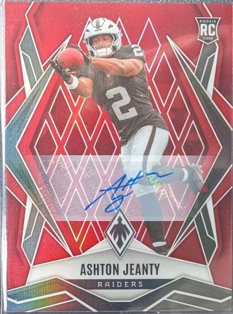 Ashton Jeanty [Red Autograph] #158