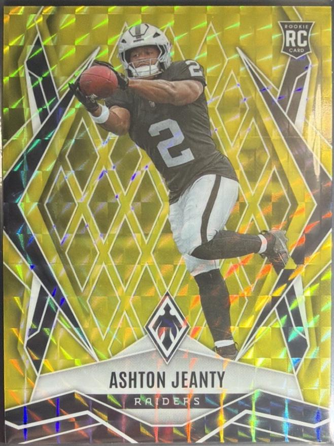 Ashton Jeanty [Yellow Pyramids] #158