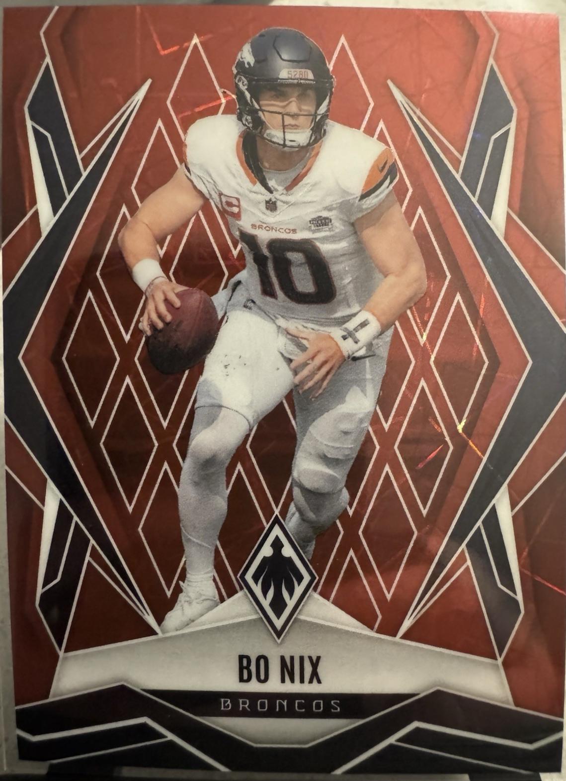 Bo Nix [Red Lazer] #83