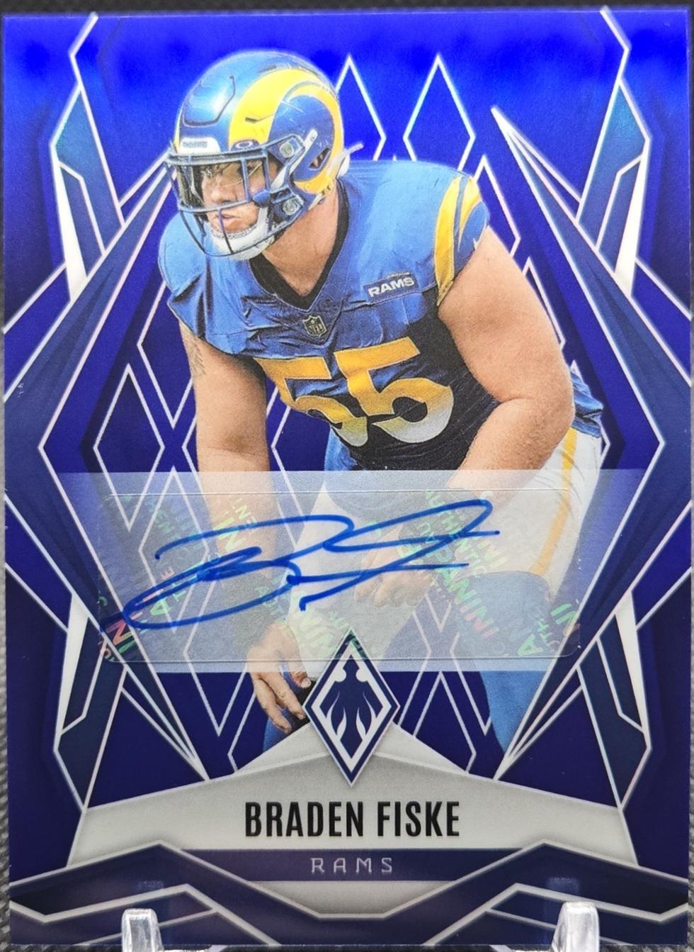 Braden Fiske [Blue Autograph] #82