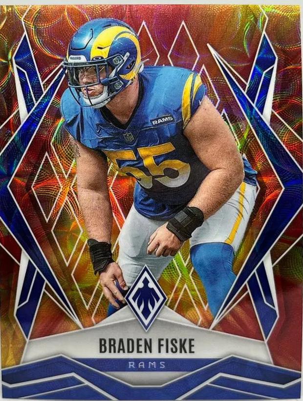 Braden Fiske [Fire Burst] #82