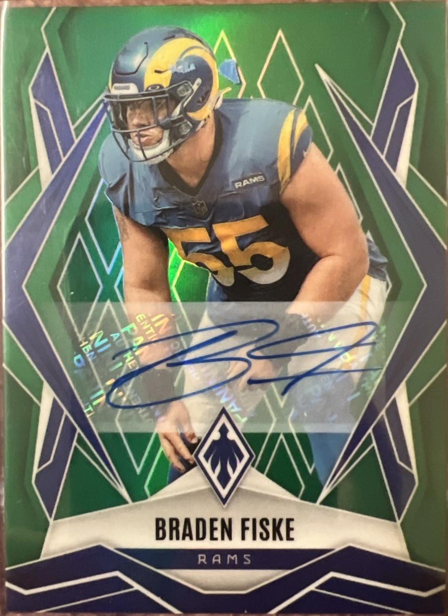 Braden Fiske [Green Autograph] #82