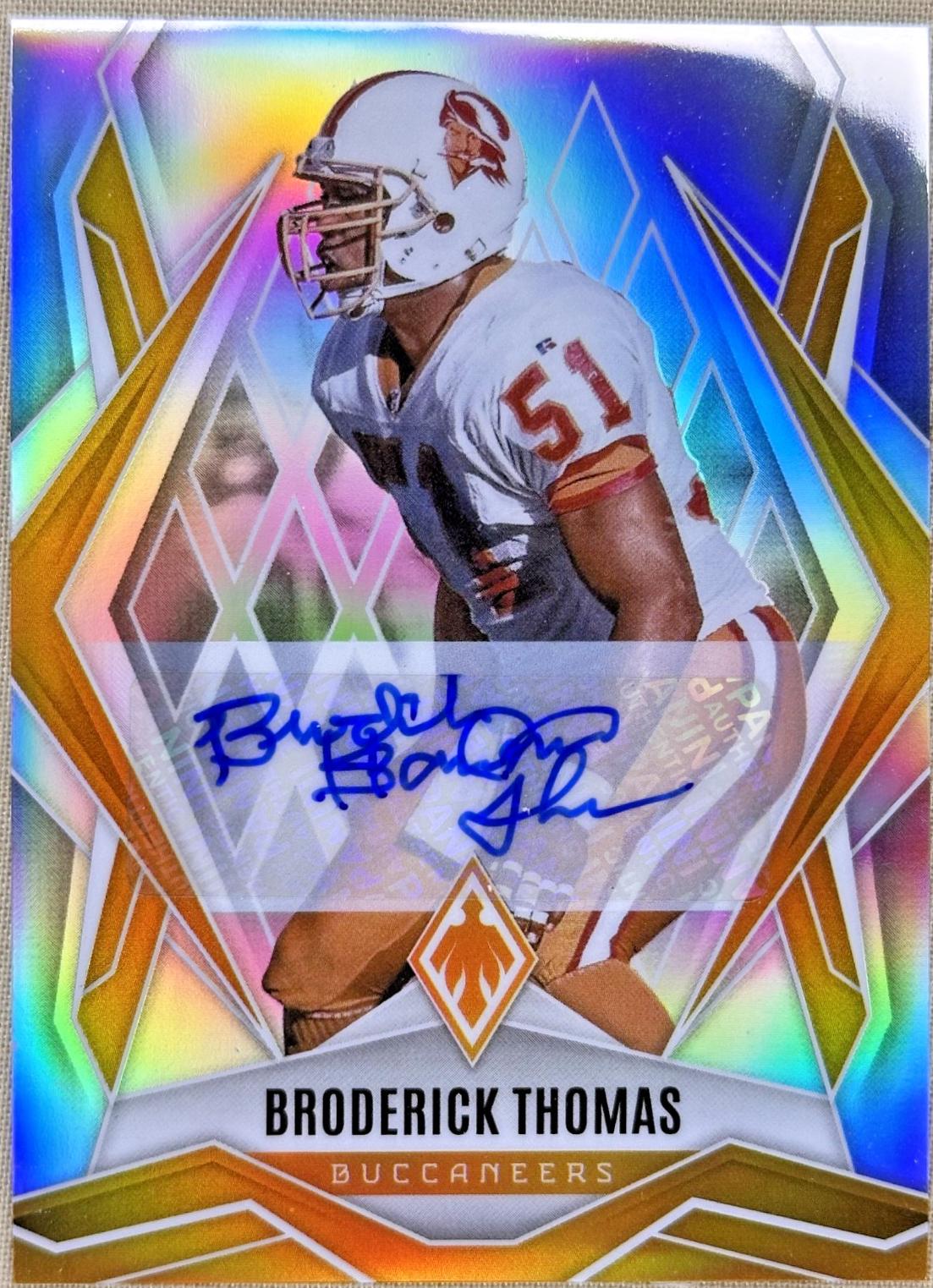Broderick Thomas [Silver Autograph] #20