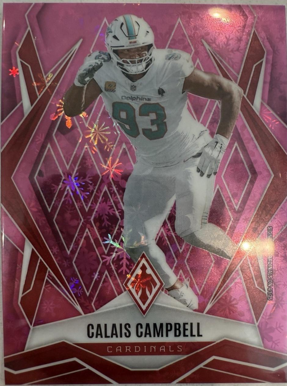 Calais Campbell [Pink Winter] #94