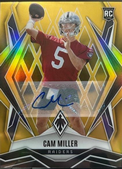 Cam Miller [Gold Autograph] #215