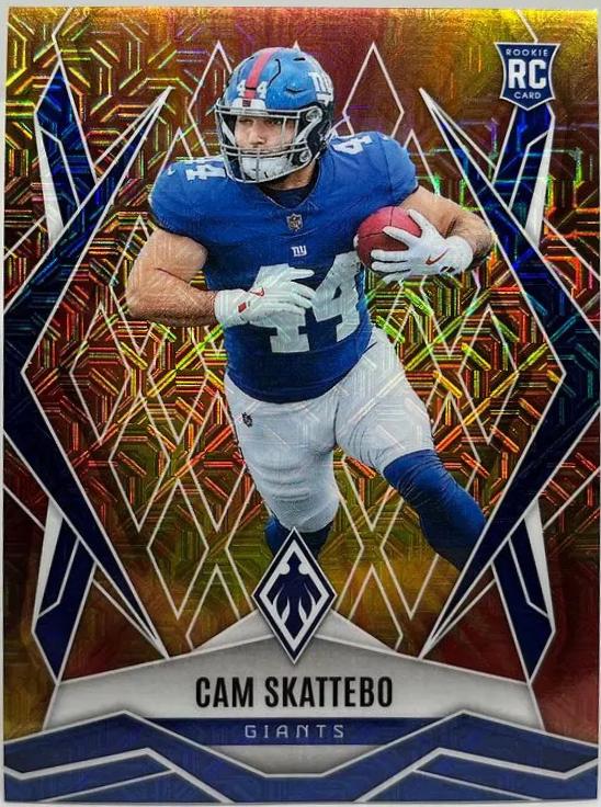 Cam Skattebo [Fire Burst] #168