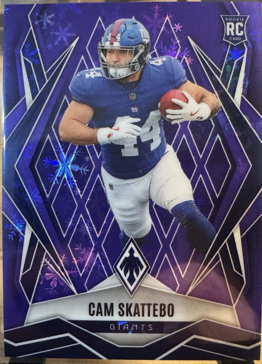 Cam Skattebo [Purple Winter] #168