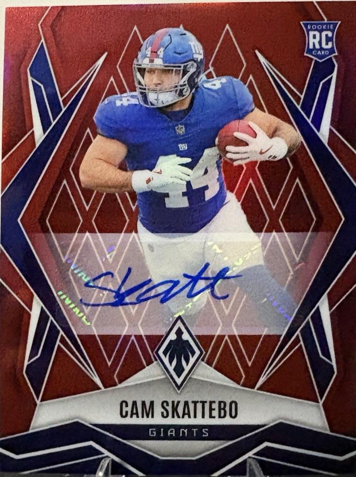 Cam Skattebo [Red Autograph] #168