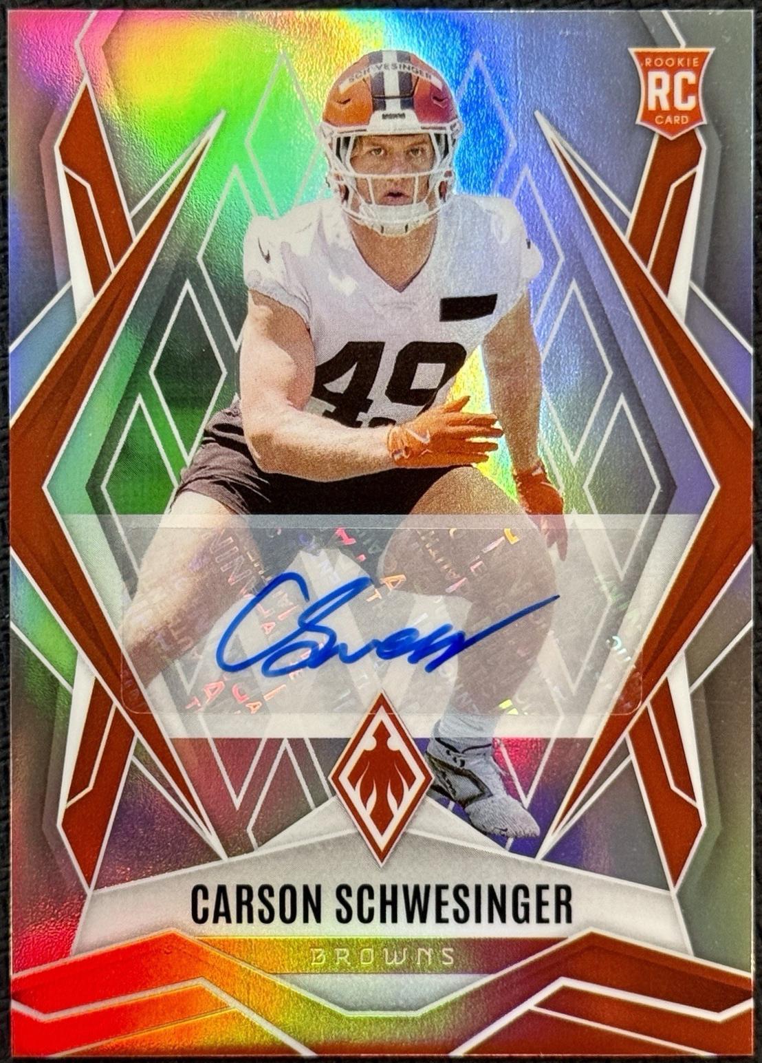 Carson Schwesinger [Silver Autograph] #201