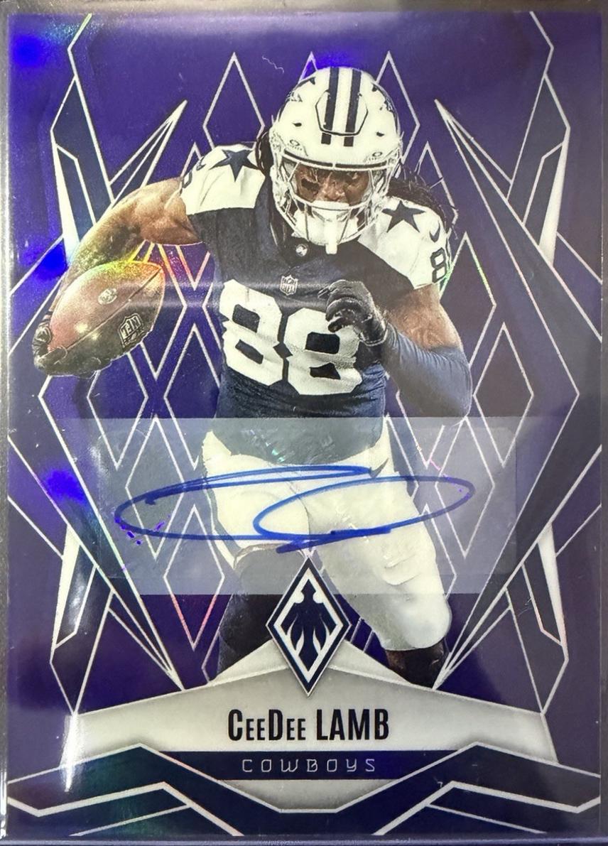 CeeDee Lamb [Blue Autograph] #125