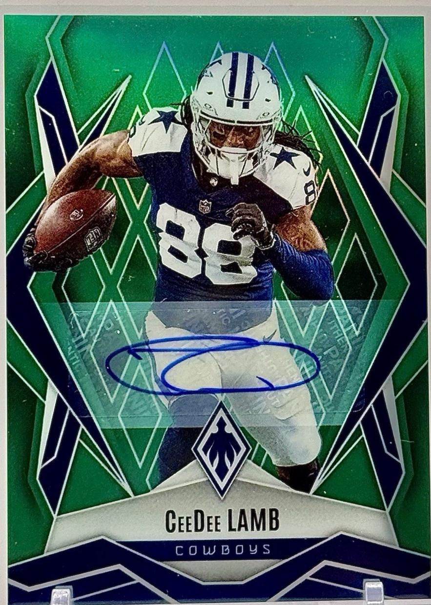 CeeDee Lamb [Green Autograph] #125