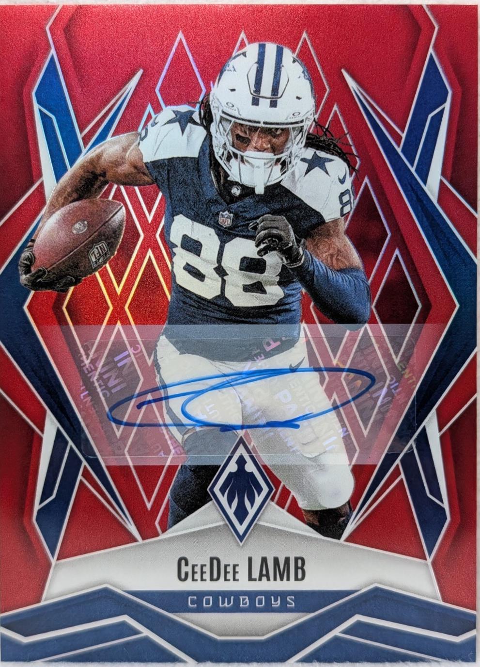 CeeDee Lamb [Red Autograph] #125