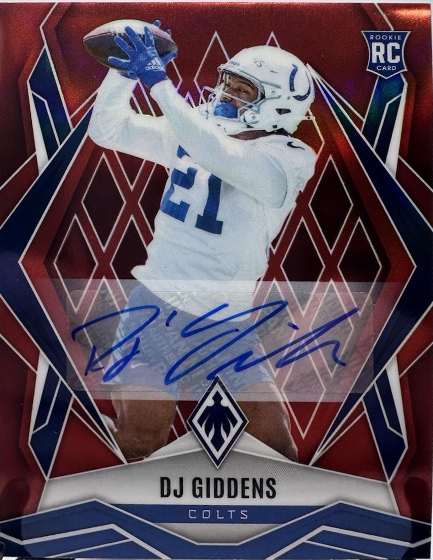 DJ Giddens [Red Autograph] #208