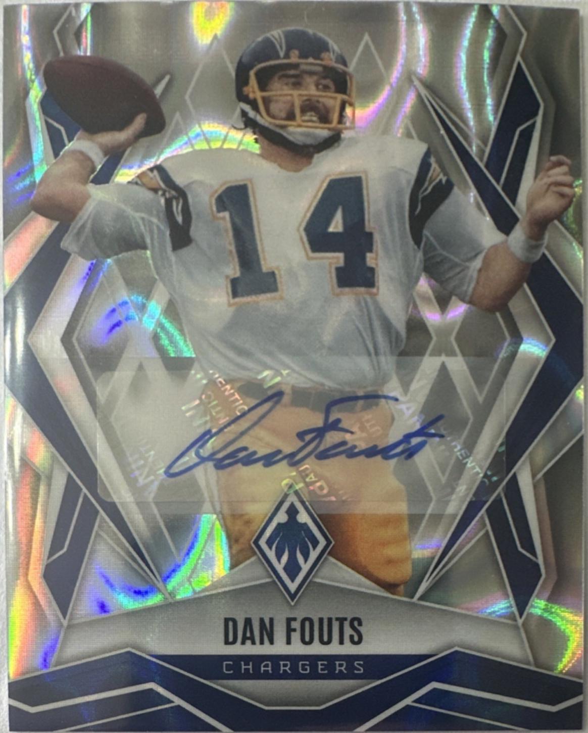 Dan Fouts [Blue Autograph] #18